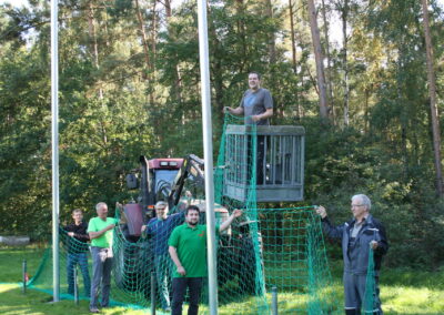 Ballfangzaun am A-Platz 2015